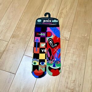 Colorful Pals and Jason naylor planner & spontaneous mismatched socks adult L